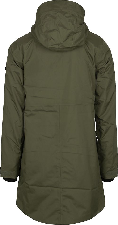 Didriksons Parka Kenny Donkergroen Product / Achterkant