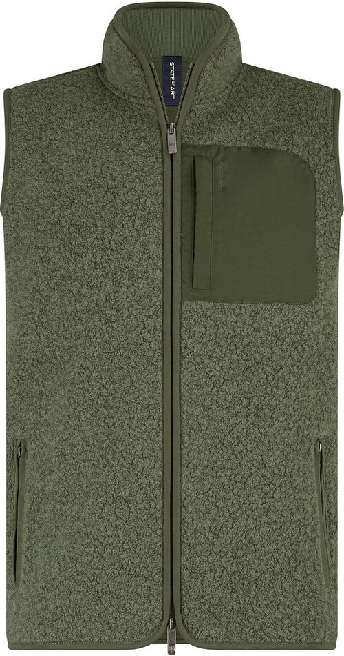 Bodywarmer teddy State of Art verde oliva Product