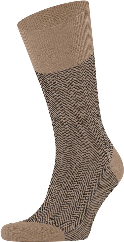 Falke Chaussette Airport Herringstripe Beige Product
