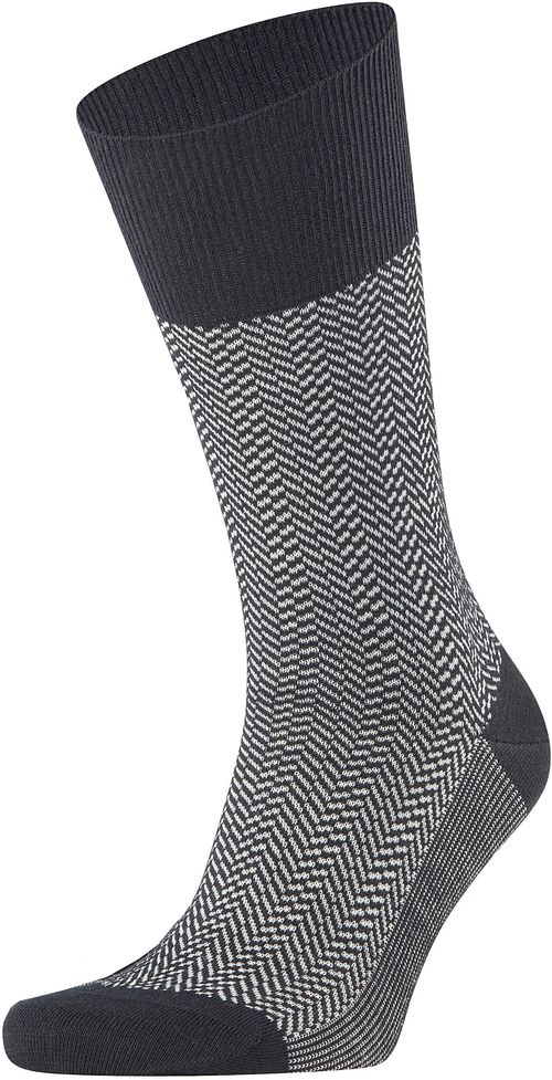 Falke Airport Herringstripe Socke Schwarz Product