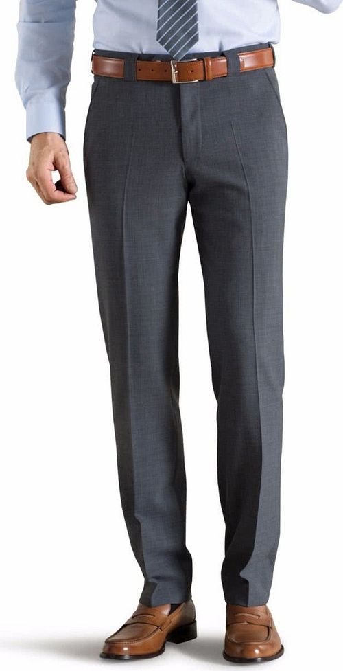 Meyer Hosen Roma Woolmix Grau Model / Voorkant