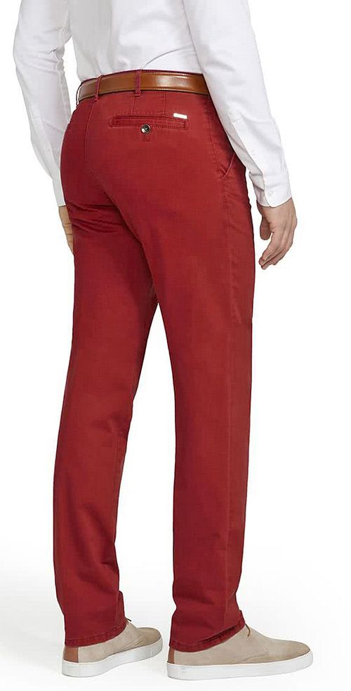 Pantalón Meyer Roma Rojo Model / Achterkant