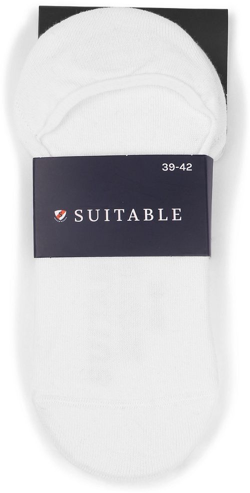 Füßlinge/ Sneaker Socken Weiß im 9er-Pack aus Bio-Baumwolle Verpakking
