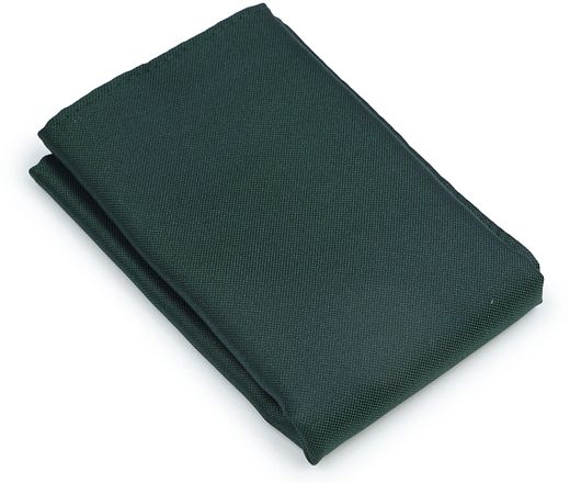 Suitable Silk Pocket Square Dark Green