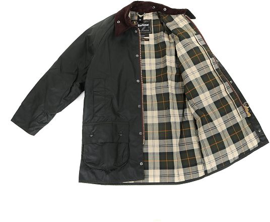 Barbour Beaufort Vaxjacka Grön