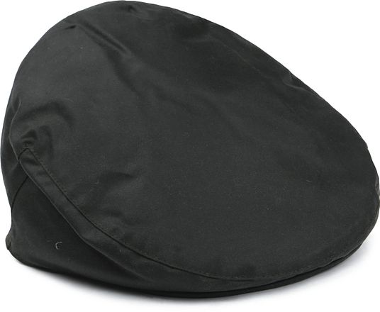 Barbour Wax Flat Cap Vert Foncé