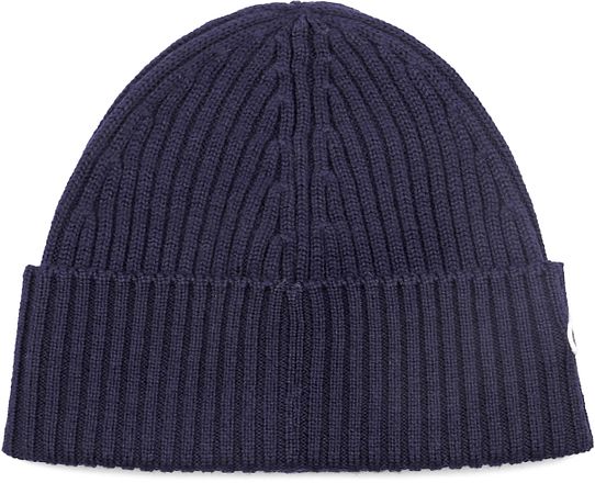 Lacoste Strikhue Uld Marineblå