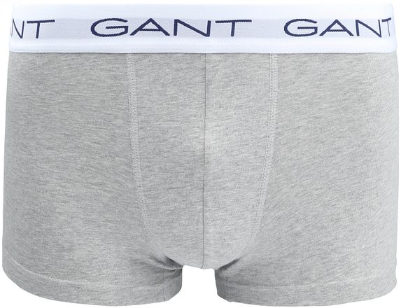 Gant Boxershorts Trunk 3-Pakke Sort Grå Hvid