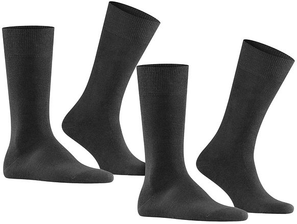 Falke Swing Men's Socks 2-Pack Dark Grey