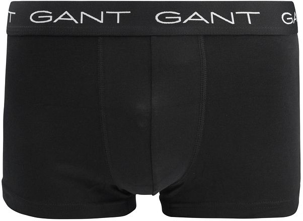 Gant Boxershorts Trunk 3-Pakke Sort Grå Hvid