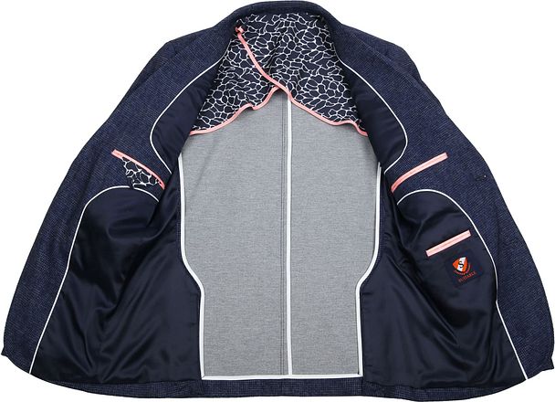Marynarka Suitable Canavaral Dessin Navy