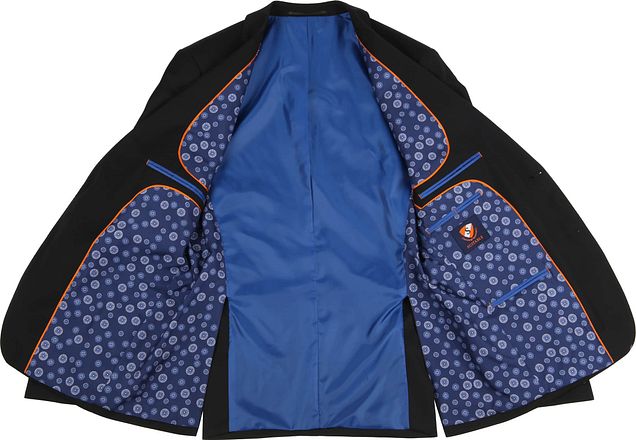 Suitable Blazer Svart Ren Ull