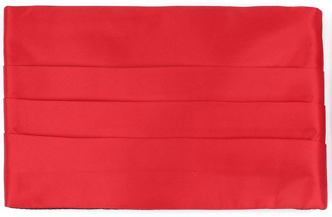 Suitable Set Kummerbund Flieg Einstecktuch Set Rot