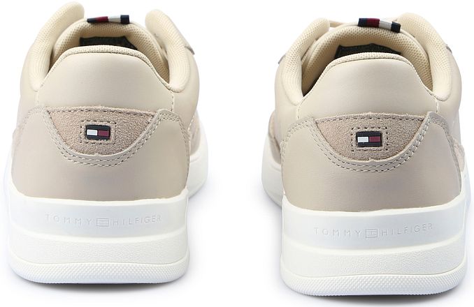 Tommy Hilfiger Hög Sneaker i Beige