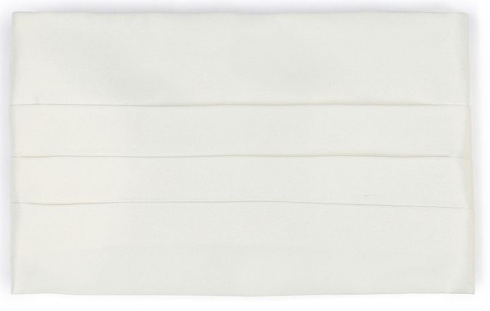 Suitable Cumberband Strik Pochet Set Off White