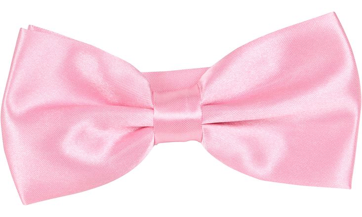 Suitable Satin Bow Tie Pink