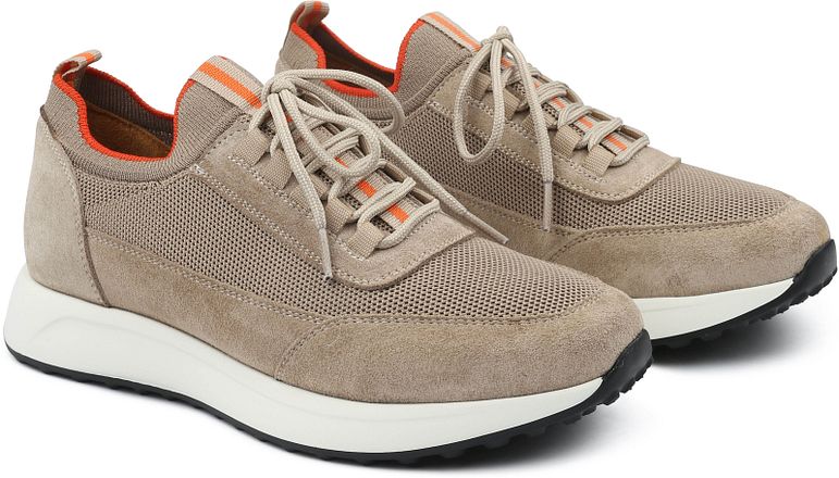 Suitable Sneaker Suede Beige