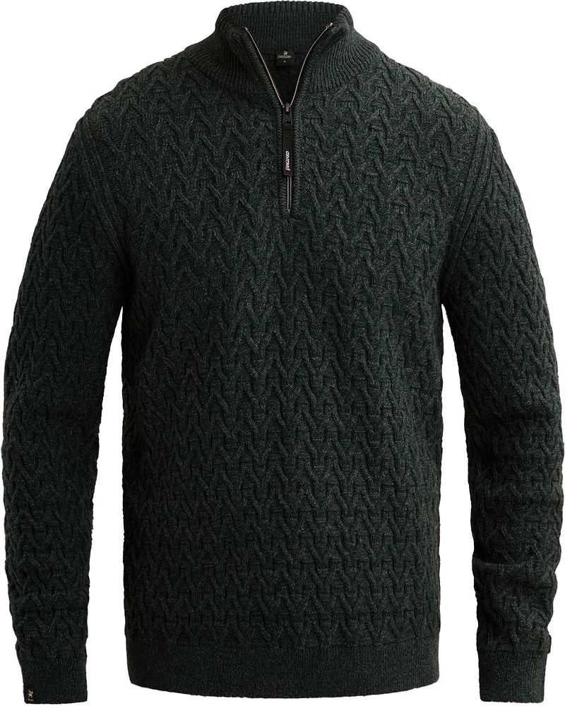 Vanguard Half-Zip Pullover Dark Green - Größe M