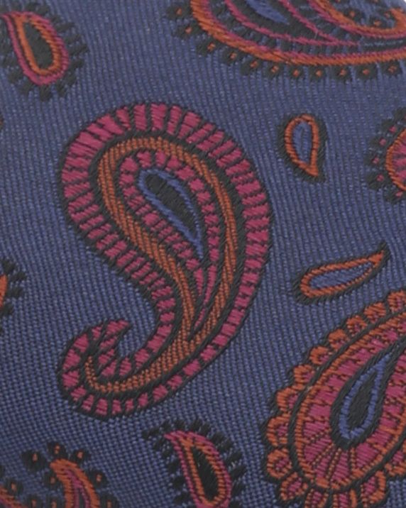 Suiable Seidenkrawatte Paisley Navy - günstig online kaufen