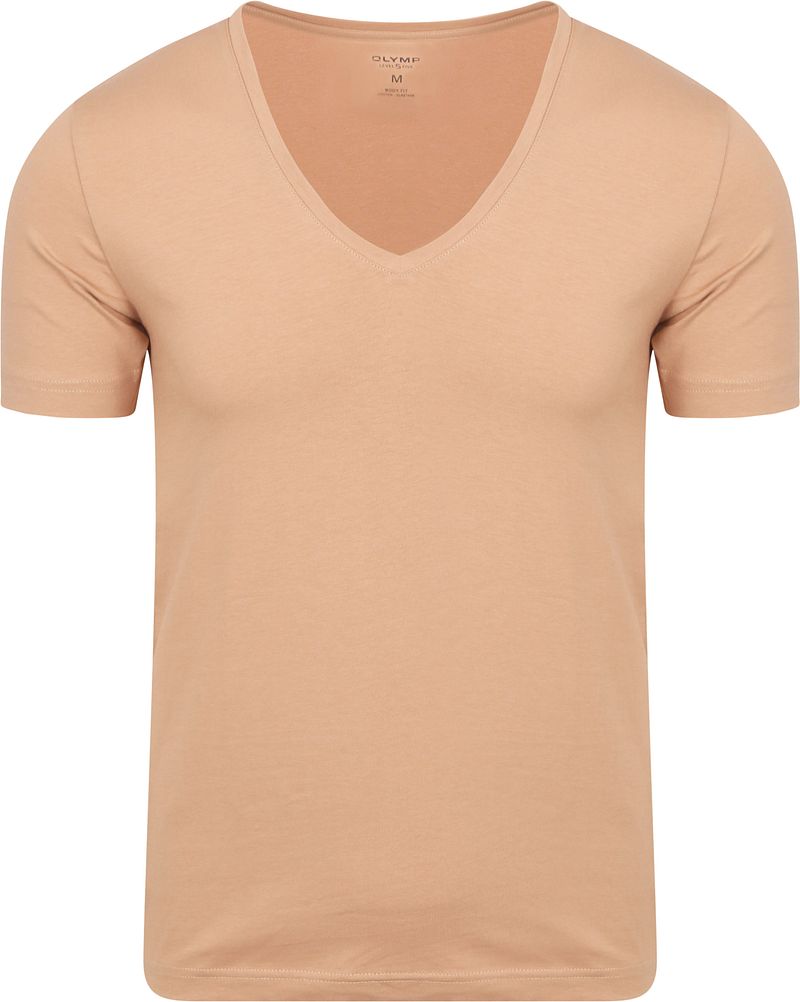 OLYMP Level Five Unsichtbares Unterhemd Tiefer V-Hals  - Größe XXL günstig online kaufen