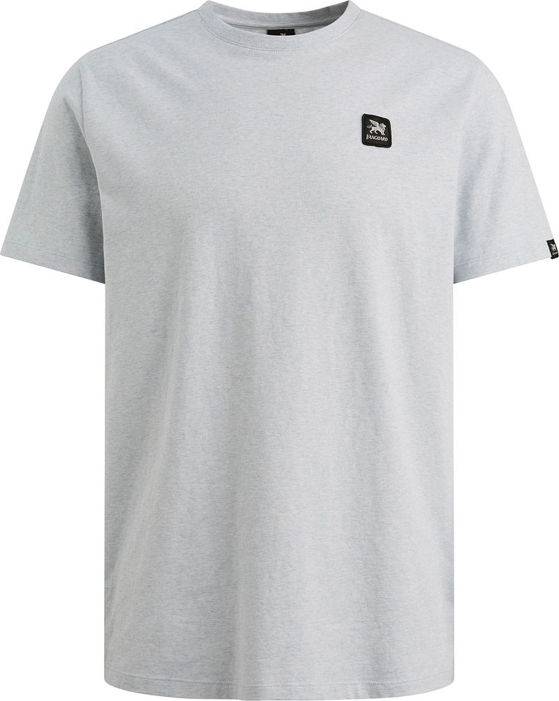 Vanguard T-Shirt Logo Melange Lichtblauw