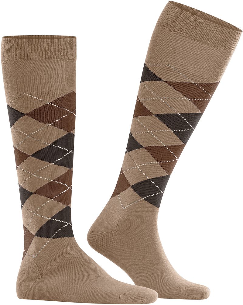 Burlington Edinburgh Kniestrümpfe Wool Beige - Größe 40-46 günstig online kaufen