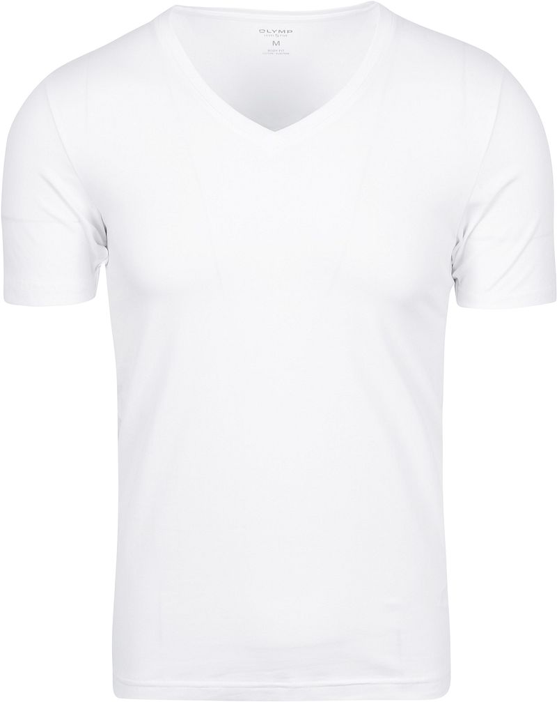 OLYMP Level Five Unterziehshirt/ T-Shirt mit tiefem V-Hals & Bod - Größe M günstig online kaufen