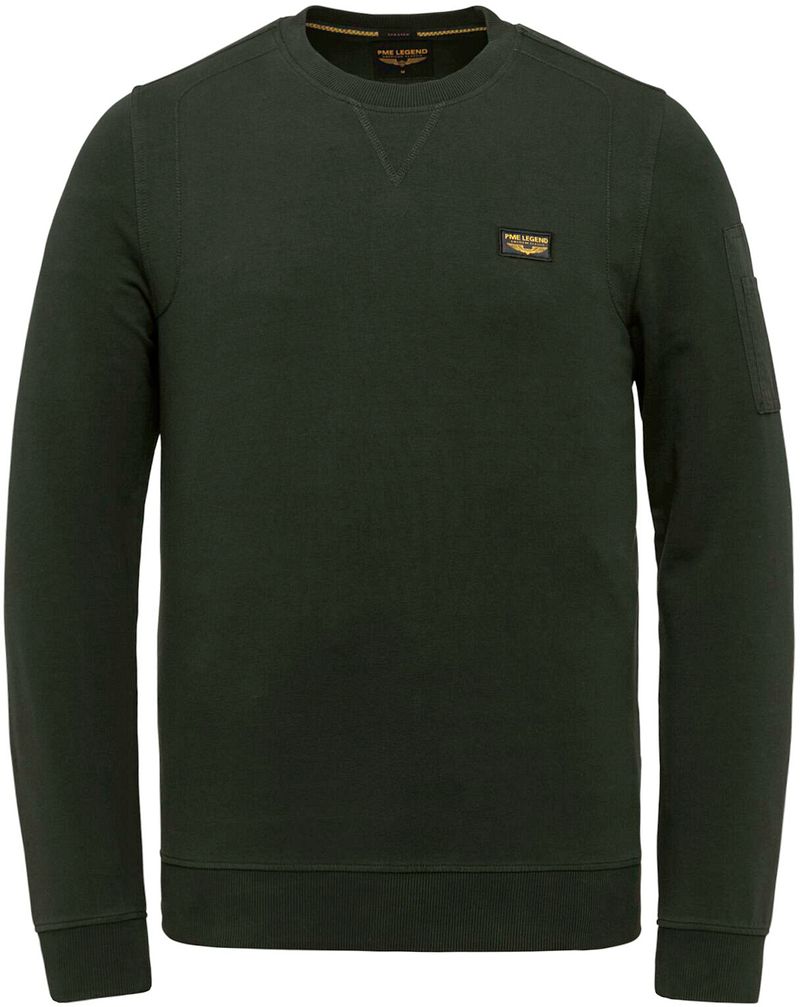 PME Legend Airstrip Pullover Dunkelgrün - Größe S