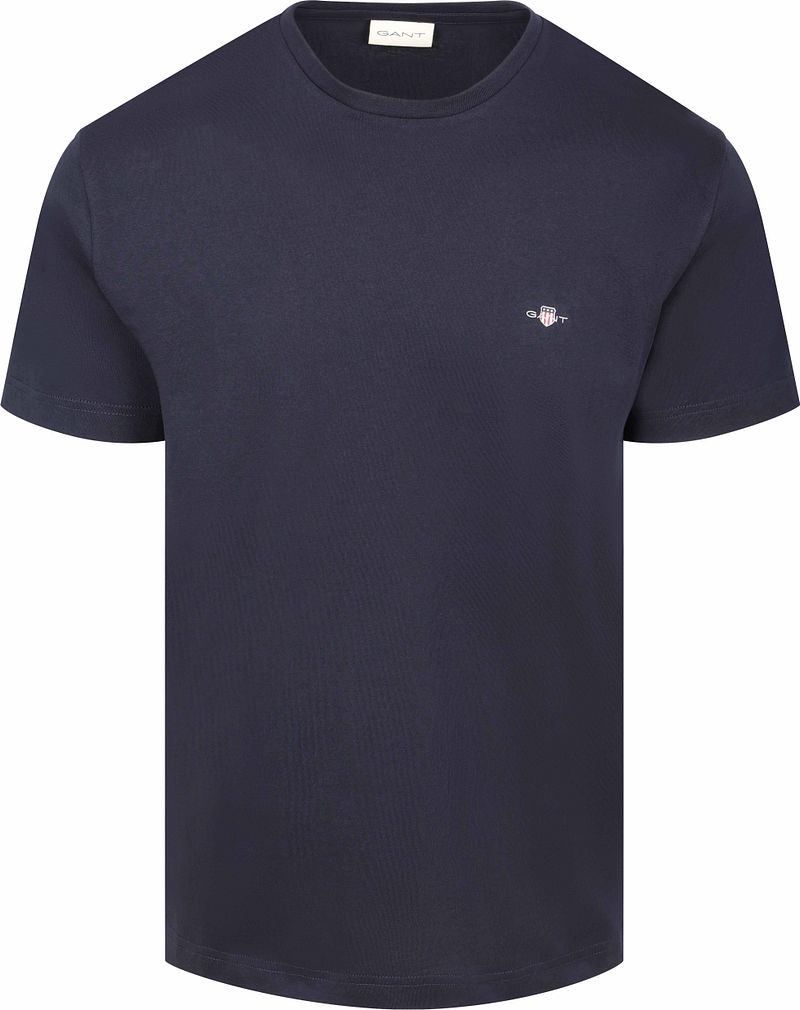 Gant T-shirt Shield Small Logo Navy
