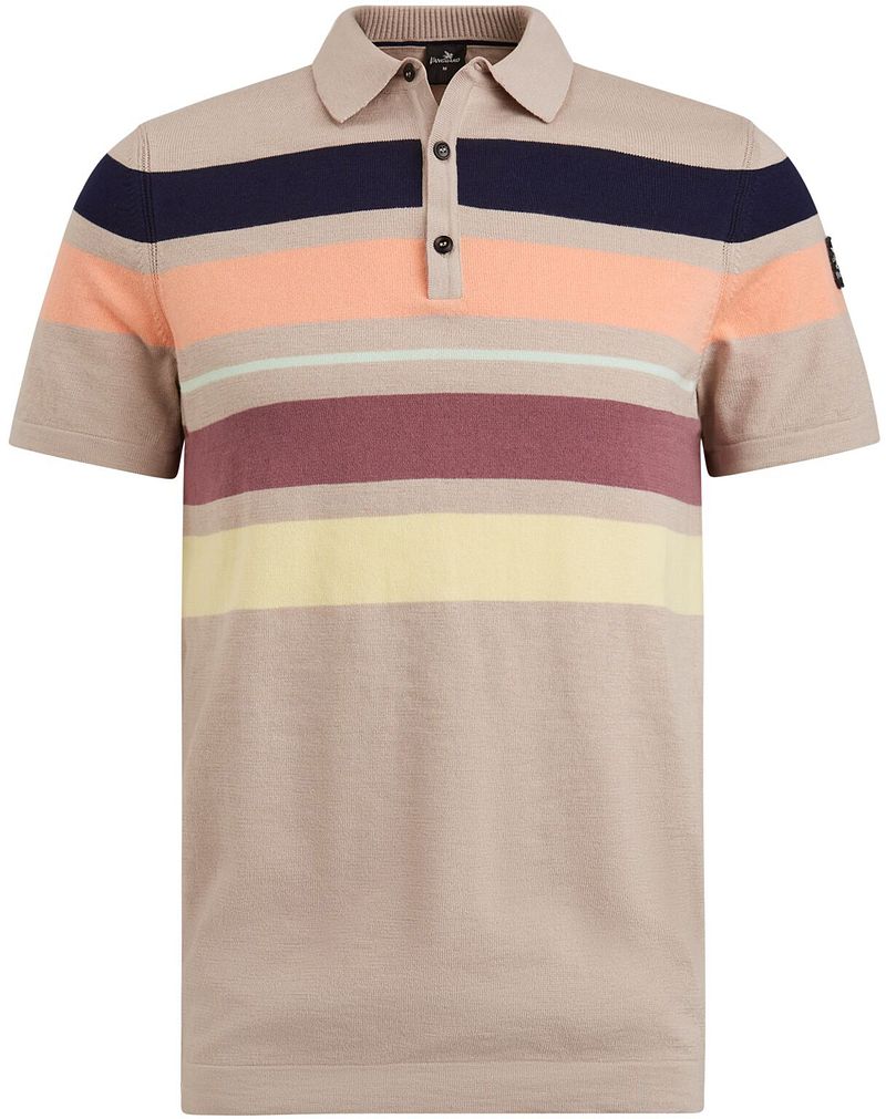 Vanguard Knitted Polo Beige - Größe Xl