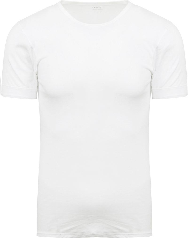 Mey Noblesse O-Ausschnitt T-Shirt Weiß - Größe M