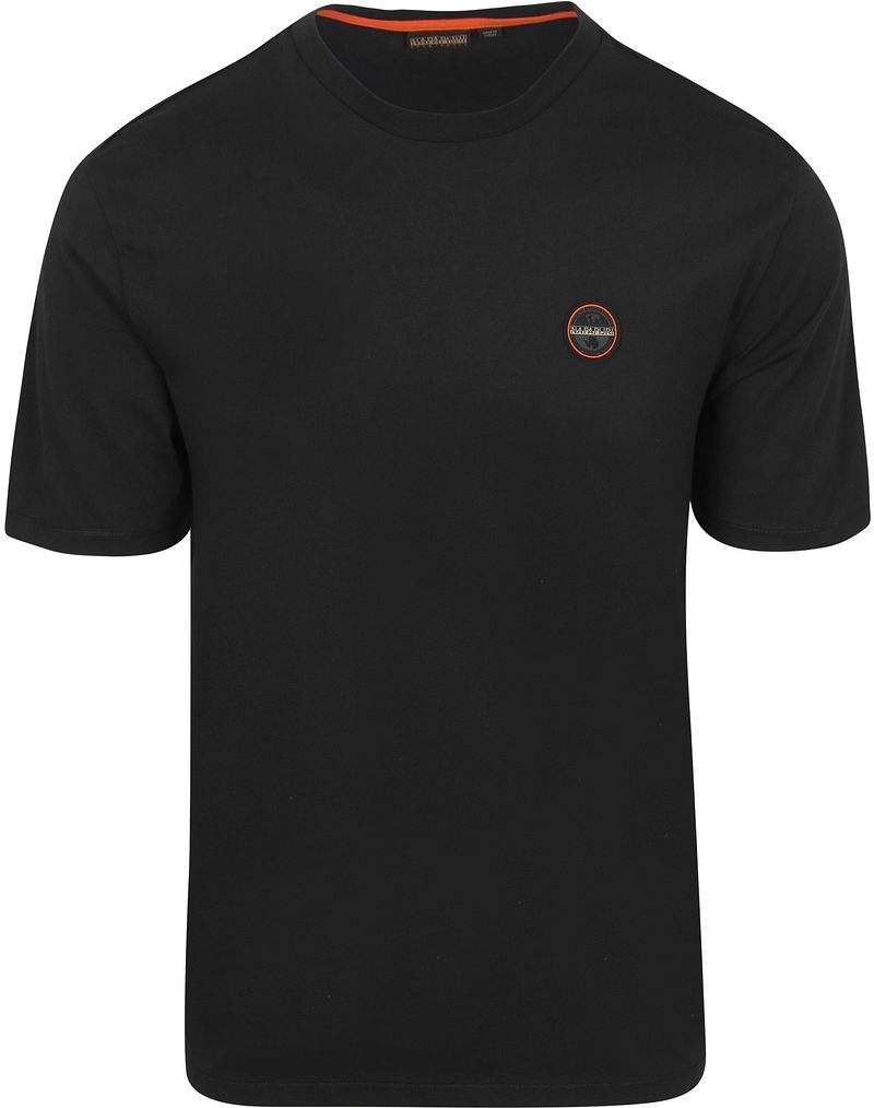 Napapijri Badge T-shirt Zwart