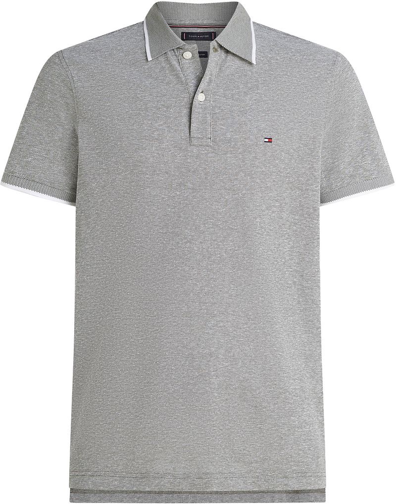 Tommy Hilfiger Linen Piqu&eacute; Poloshirt Groen