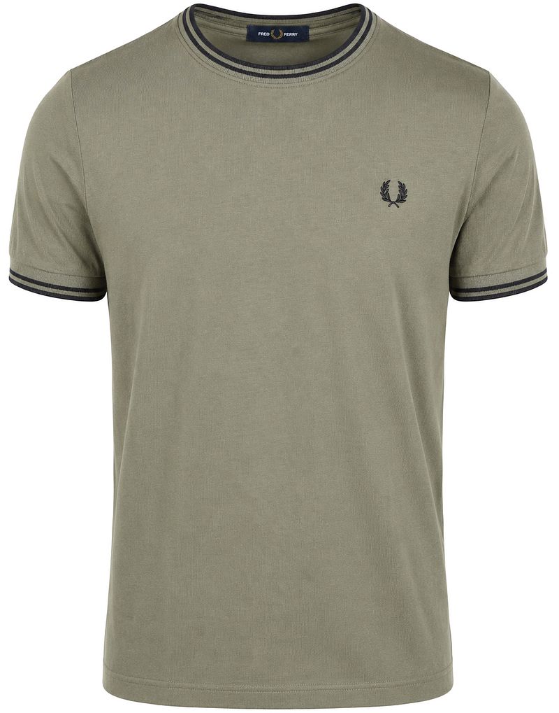 Fred Perry Twin Tipped T-shirt Groen Z50