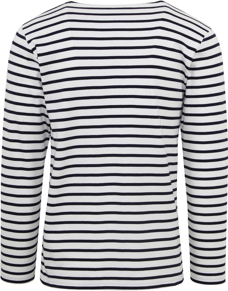 Armor-Lux Pullover Streifen Schwarz Weiß - Größe XL günstig online kaufen