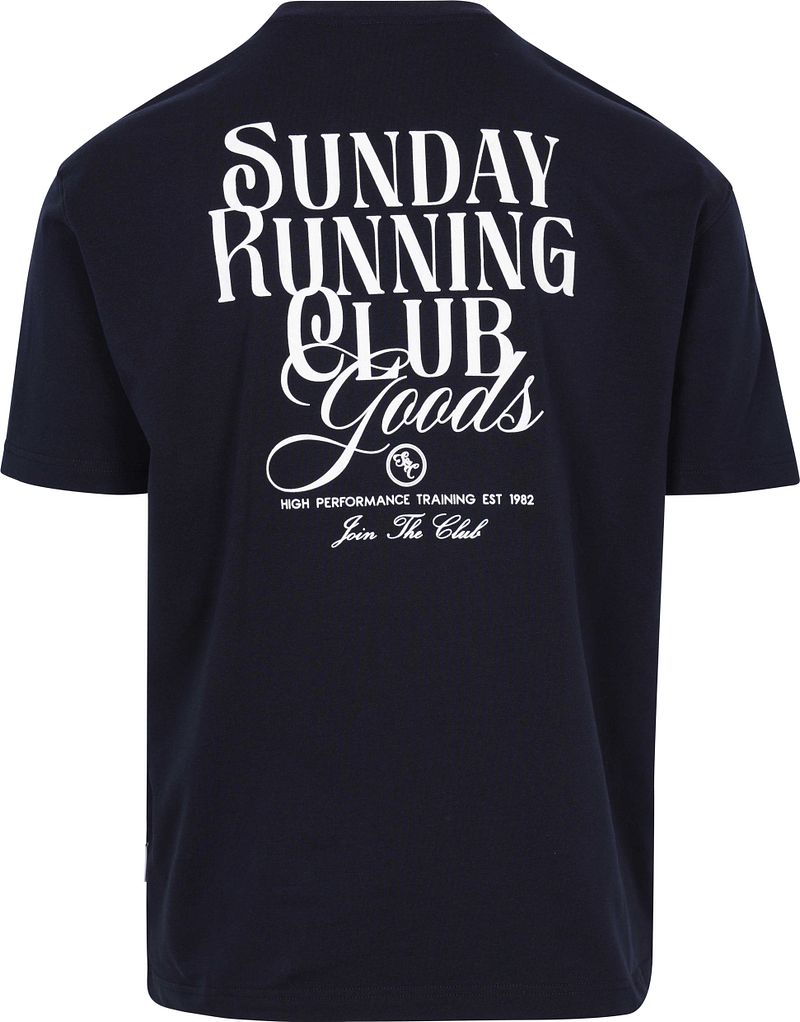Supply & Co T-Shirt Backprint Navy - Größe L