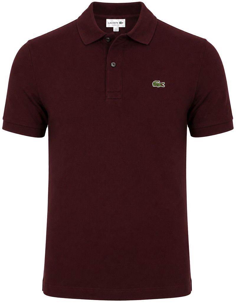 Lacoste Poloshirt Pique Aubergine