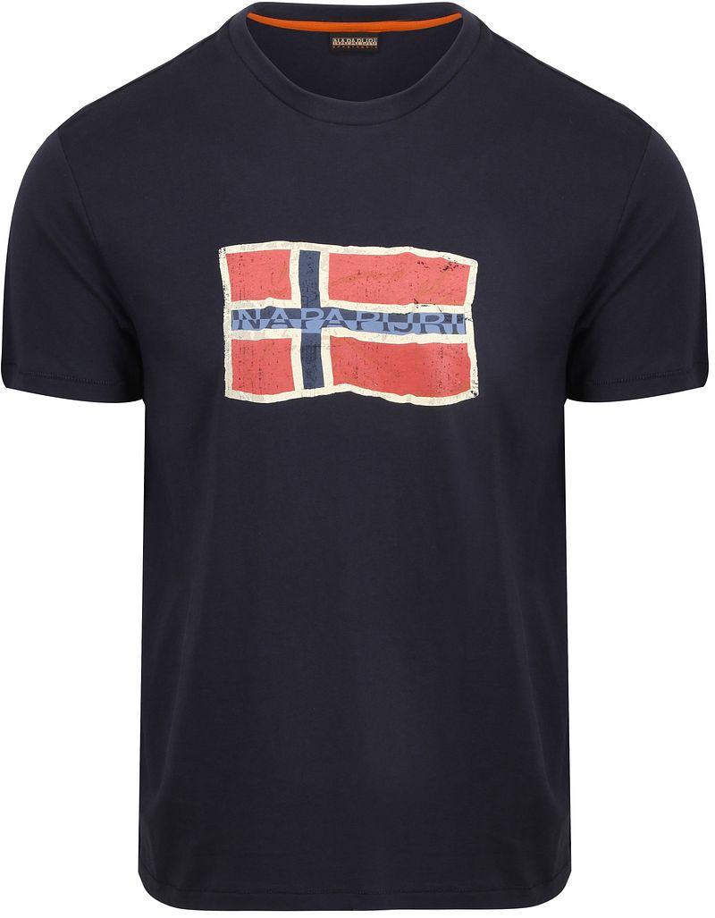 Napapijri T-shirt Mahsa Navy - Größe L günstig online kaufen