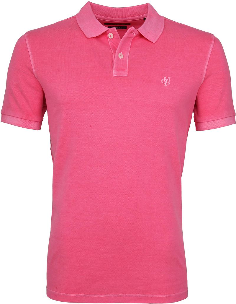 Marc O'Polo Poloshirt Garment Dyed Ibis Rosa - Größe L günstig online kaufen