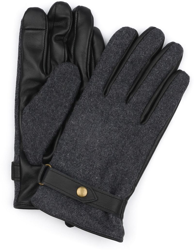 Suitable Handschuh Wool Leder Anthrazit Schwarz - Größe 9.5 günstig online kaufen