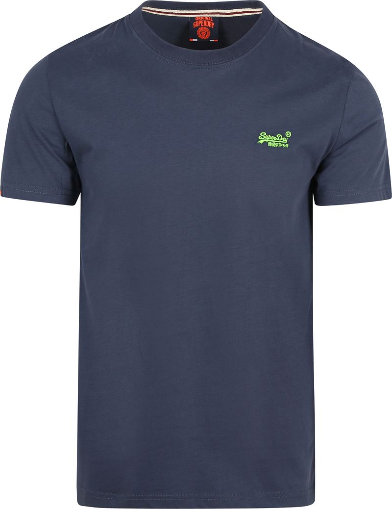 Superdry Essential T-Shirt Navy - Größe 3XL günstig online kaufen