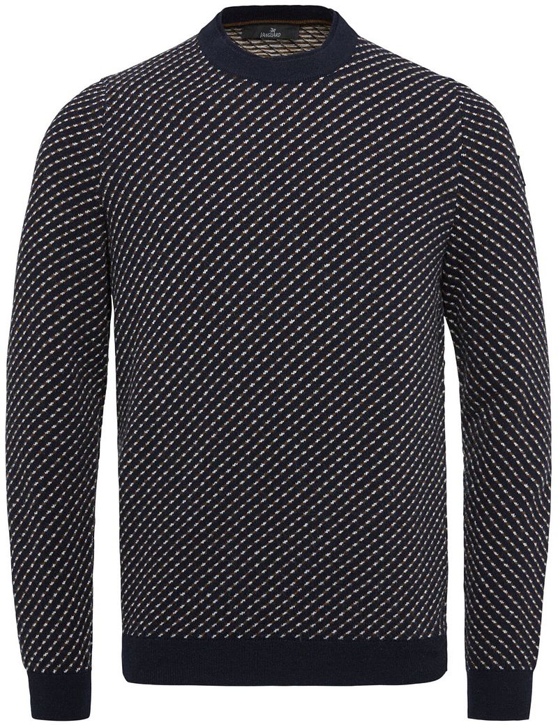 Vanguard Pullover Wolle Dunkelblau - Größe XXL