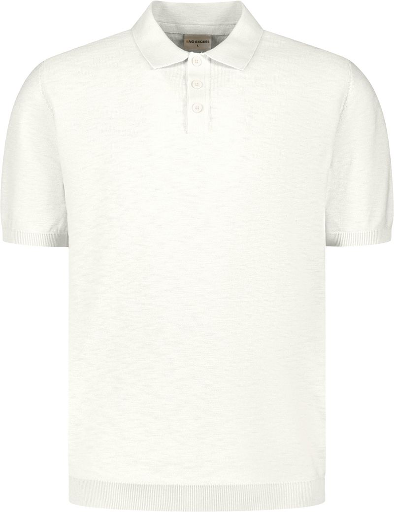 No Excess Knitted Slub Poloshirt Kit - Größe L günstig online kaufen