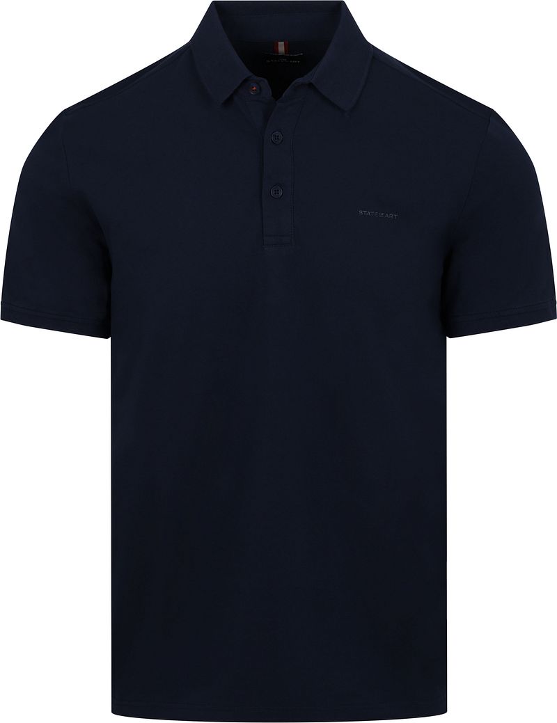 State of Art Poloshirt Piqué Navy - Größe XL günstig online kaufen
