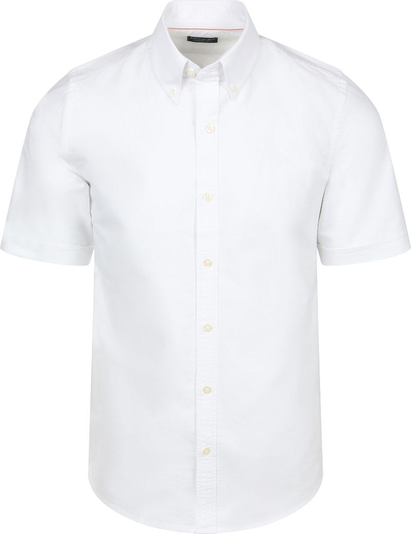 Steppin' Out Short Sleeve Overhemd Oxford Yale Wit