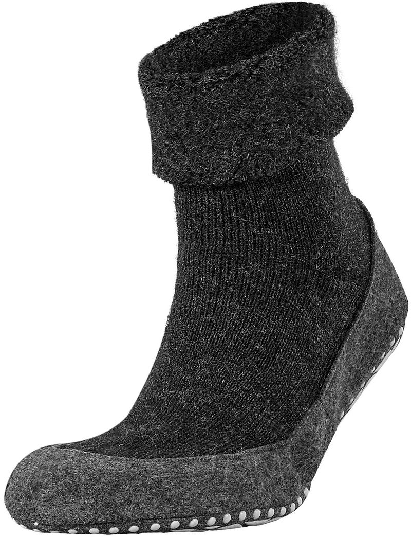 Falke Cosyshoe Hausschuhe Anthrazit - Größe 39-40 - Farbe: Grau
