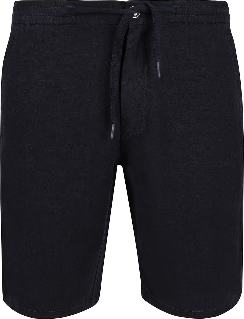 No Excess Leinen Short Navy - Größe 3XL