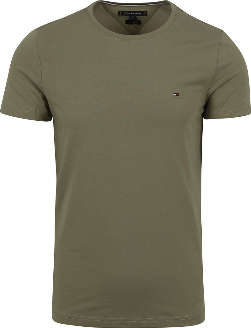 Tommy Hilfiger T-shirt Essential Army - Größe L günstig online kaufen