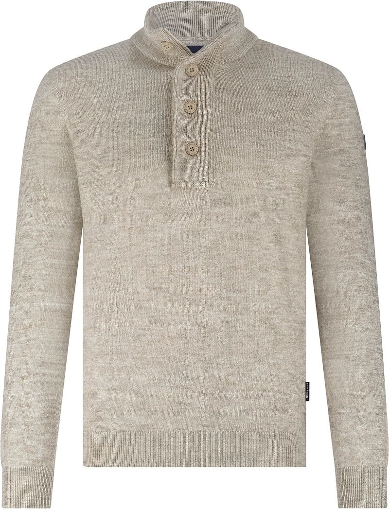 State Of Art Mocker Pullover Beige - Größe M günstig online kaufen
