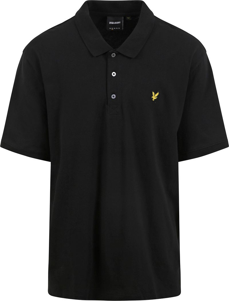 Lyle and Scott Lyle Und Scott Plussize Polo Schwarz - Größe 4XL